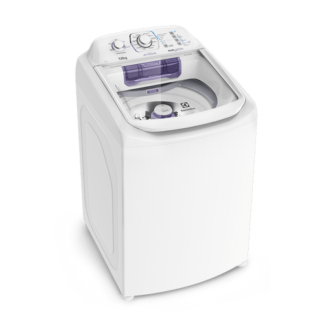 Máquina de Lavar 12kg Electrolux Turbo Economia, Silenciosa com Cesto Inox e Jet&Clean (LAC12)