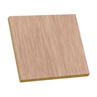 MDF Cumaru Trend 6mm 2750x1850mm 2 Faces com 1 face Branco Arauco