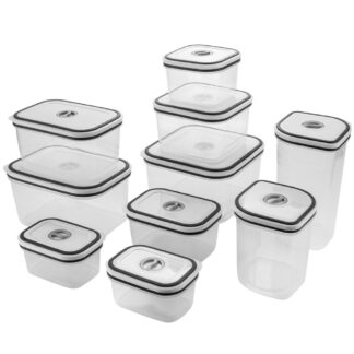 Conjunto De Potes Herméticos Com 10 Peças Polipropileno Electrolux